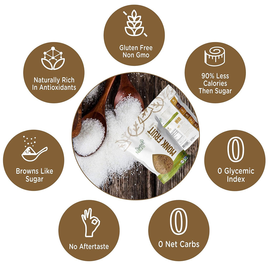 Monk Fruit Golden Sweetener 16oz