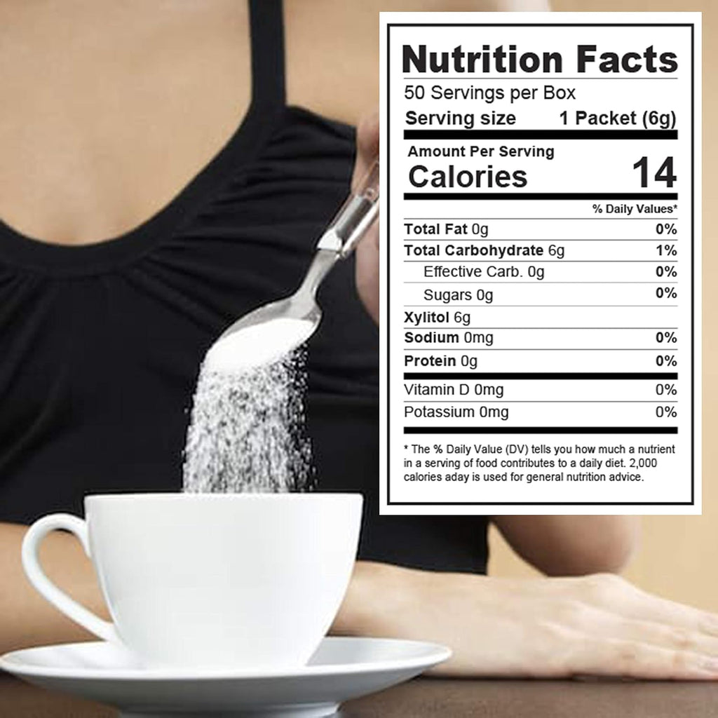 Birch Xylitol Sweetener 50ct packets