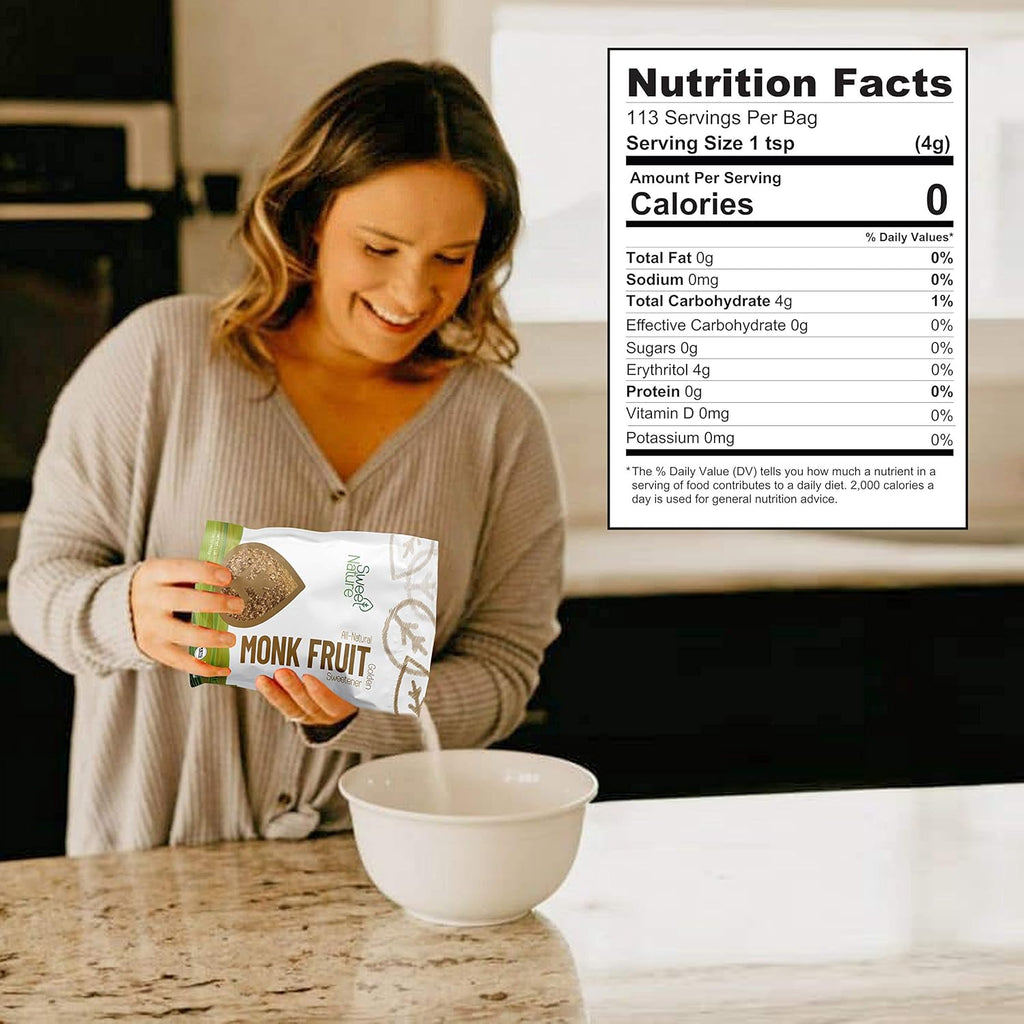 Monk Fruit Golden Sweetener 16oz