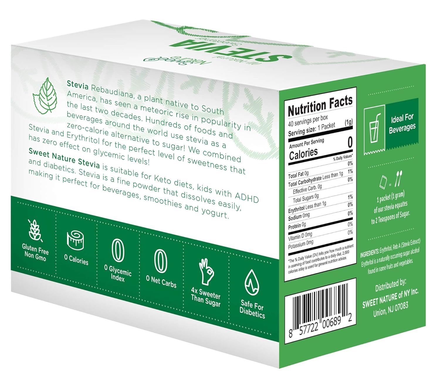 Stevia Packets 40ct