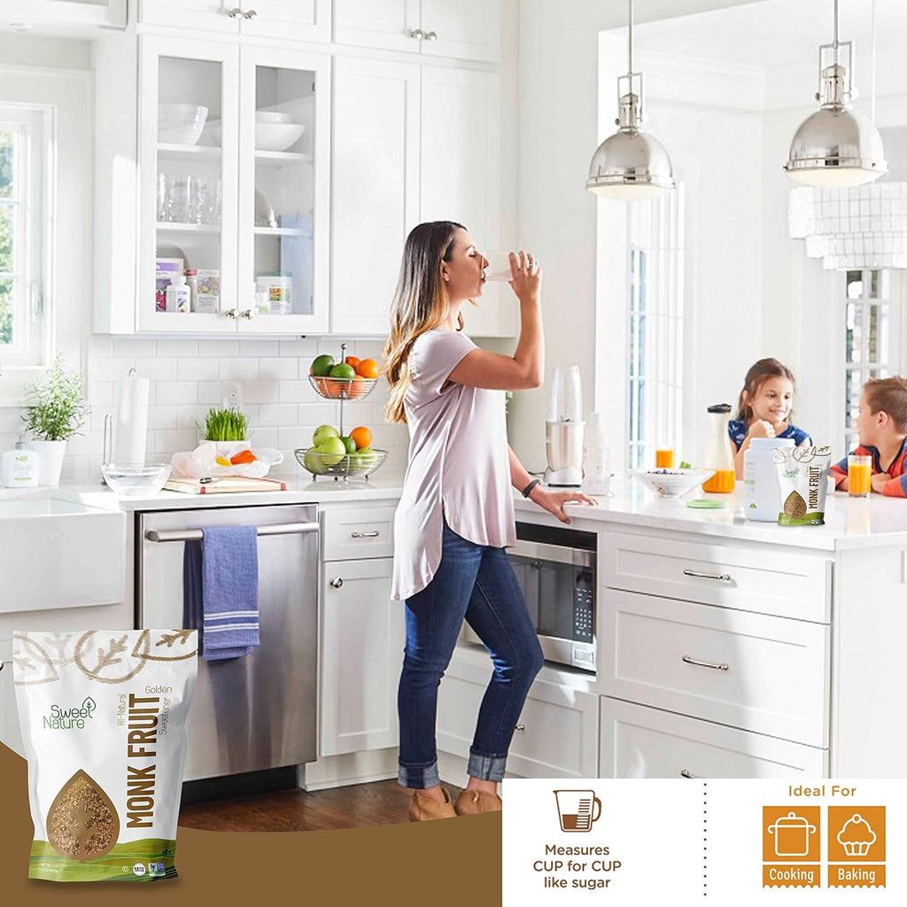 Monk Fruit Golden Sweetener 16oz