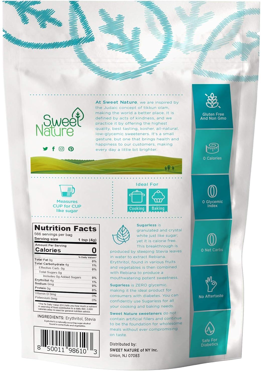 Sugarless sweetener 1lb