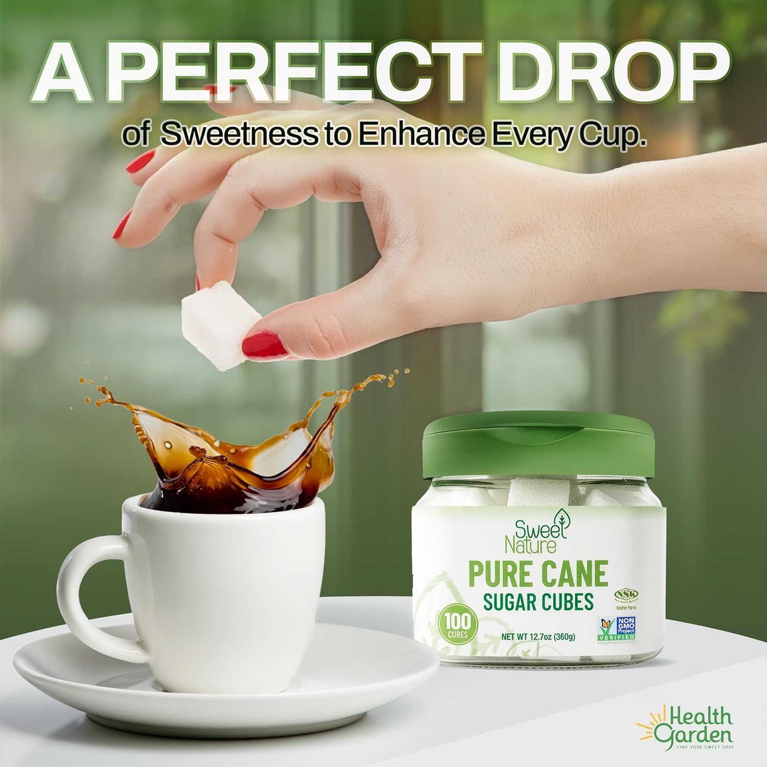 Sweet Nature Pure Cane Sugar Cubes 100 ct.