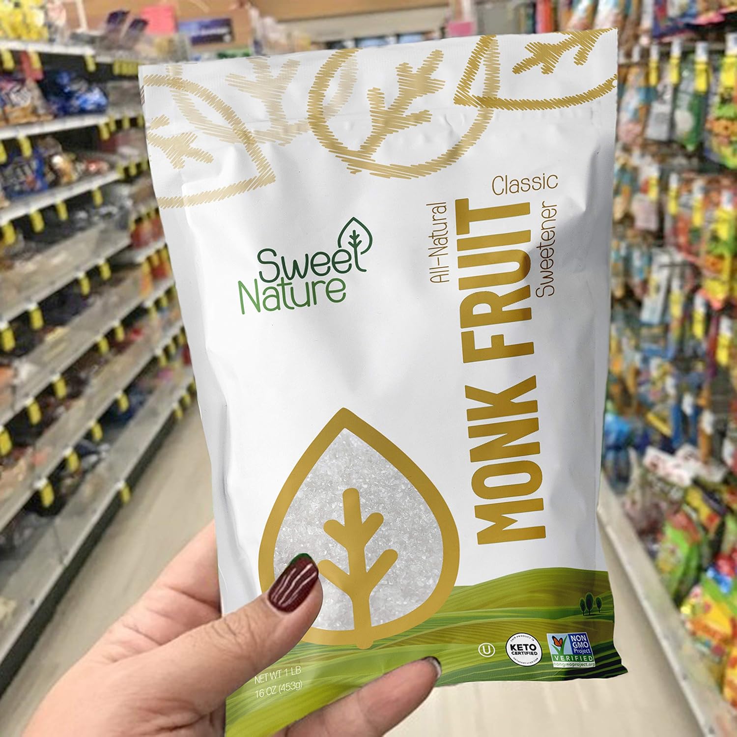 Monk Fruit Classic Sweetener 16oz